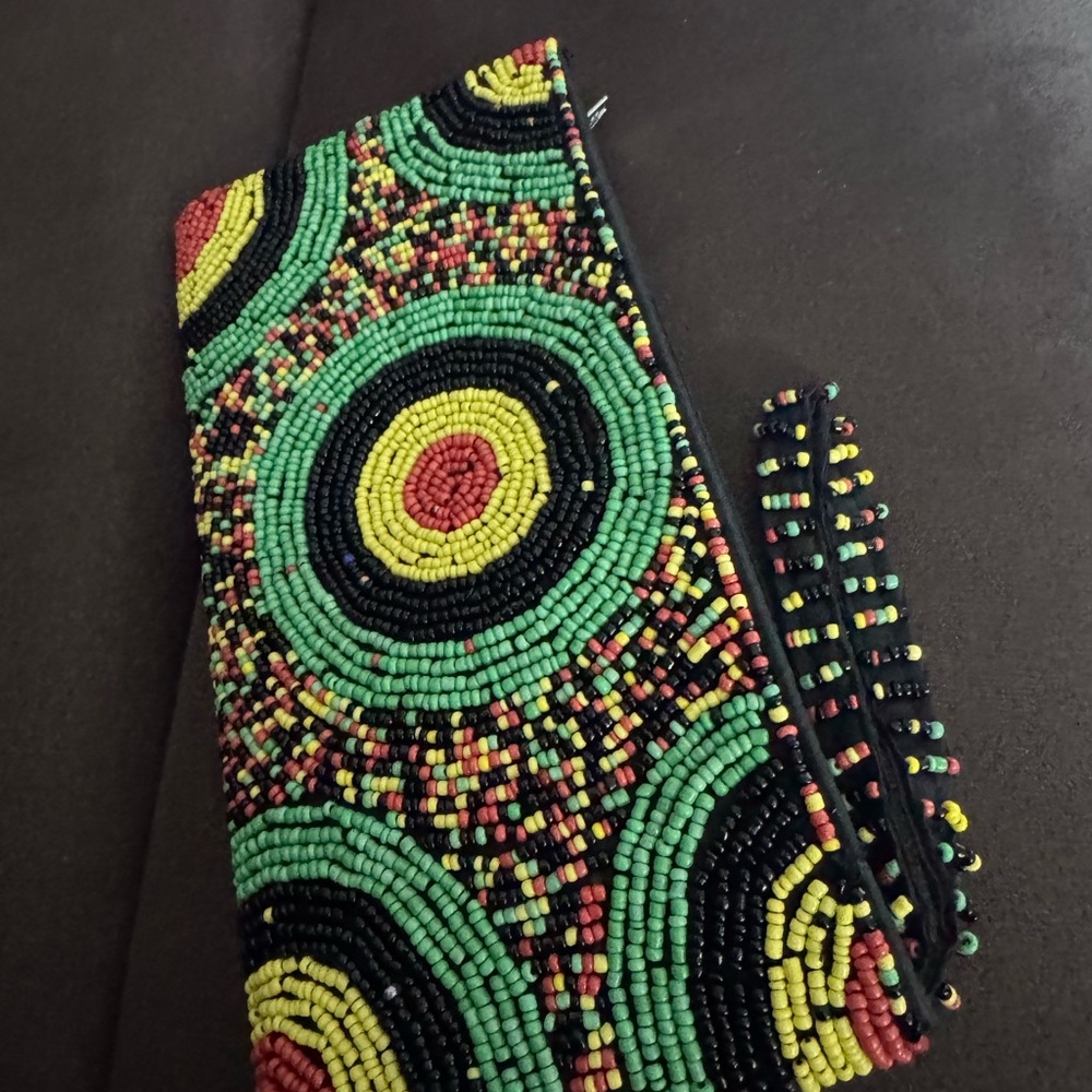 Colorful Beaded Clutch